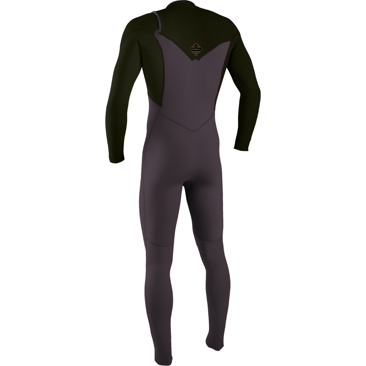 2025 O'Neill Mens Hyperfreak 4/3+mm Chest Zip Fato De Mergulho 5344 - Arabica / Ranger